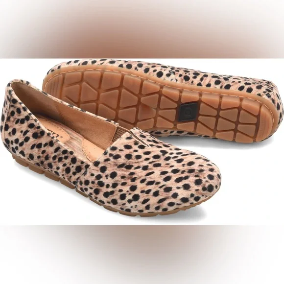 Born Leopard Print Women's Flats - Picture 1 of 6